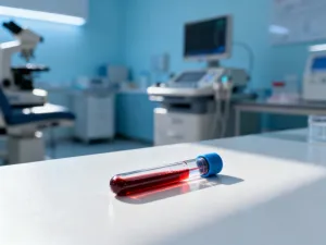 Parująca filiżanka herbaty miętowej z świeżymi liśćmi na drewnianym stole w słonecznej kuchni.