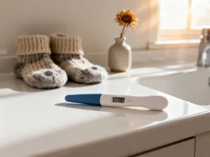 Anatomiczna ilustracja przekroju ludzkiej macicy, ukazująca jej budowę wewnętrzną, endometrium oraz więzadła.