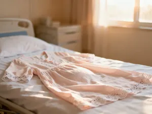 Zdrowy posiłek z łososiem, komosą ryżową, brokułami i awokado, stanowiący przykład zbilansowanej diety w trzecim trymestrze ciąży.