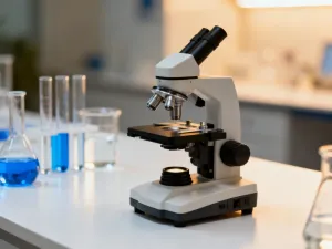 Profesjonalna kamera termowizyjna skierowana na ekran wyświetlający mapę ciepła ludzkiego ciała w gabinecie diagnostycznym.