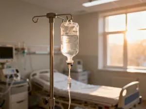 Szalka Petriego z laboratoryjnymi strukturami wirusowymi w sterylnym otoczeniu, ilustrująca temat transmisji wirusa HPV.