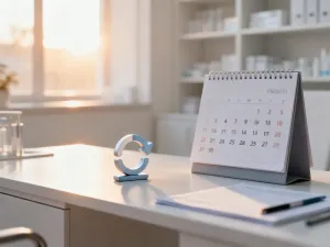 Nowoczesny sprzęt do USG w gabinecie lekarskim, gotowy do przeprowadzenia badania diagnostycznego piersi.