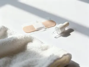 Nowoczesny aparat do mammografii w sterylnym gabinecie diagnostycznym, gotowy do badania piersi.
