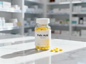 Mikroskopowe szkiełko z modelem helisy DNA w profesjonalnym laboratorium medycznym.